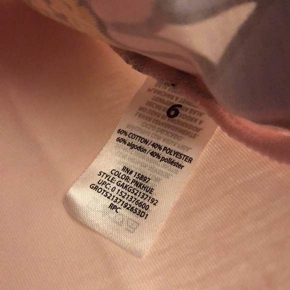 NWT Girl’s Short Sleeve Snoopy Flowers Tshirt- 6 - Picture 9 of 9